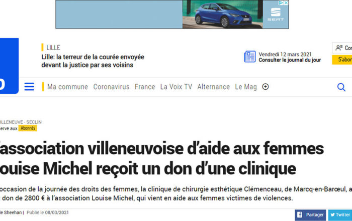 La Clinique Clemenceau à Lille s'engage pour aider les femmes victimes de maltraitance